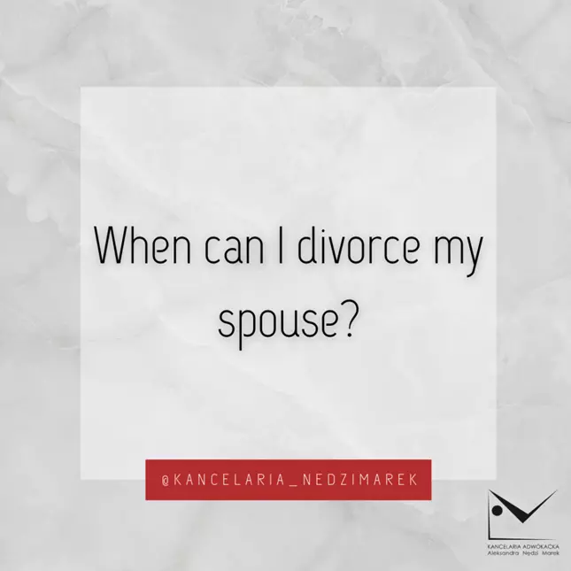 When can I divorce my spouse?